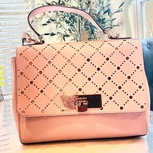 Micheal kors bag - pink and gold accents lightly used looks as new